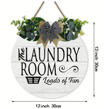 Load image into Gallery viewer, Farmhouse Laundry Wreath