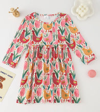 Load image into Gallery viewer, Floral Chicken  Dress