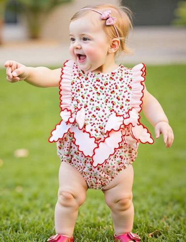 Cherry Bubble Romper