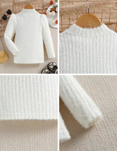 Girls Fuzzy Sweater