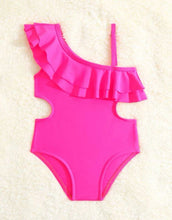Load image into Gallery viewer, Double Ruffle One Piece Swimsuit