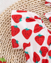 Load image into Gallery viewer, Strawberry Romper and headband