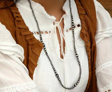Load image into Gallery viewer, Long Mixed Navajo Pearl Necklace