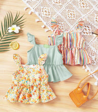 Load image into Gallery viewer, Summer ruffled tops(set)