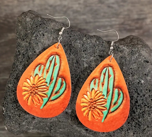 Cactus earrings