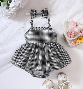 Checkered Summer Romper