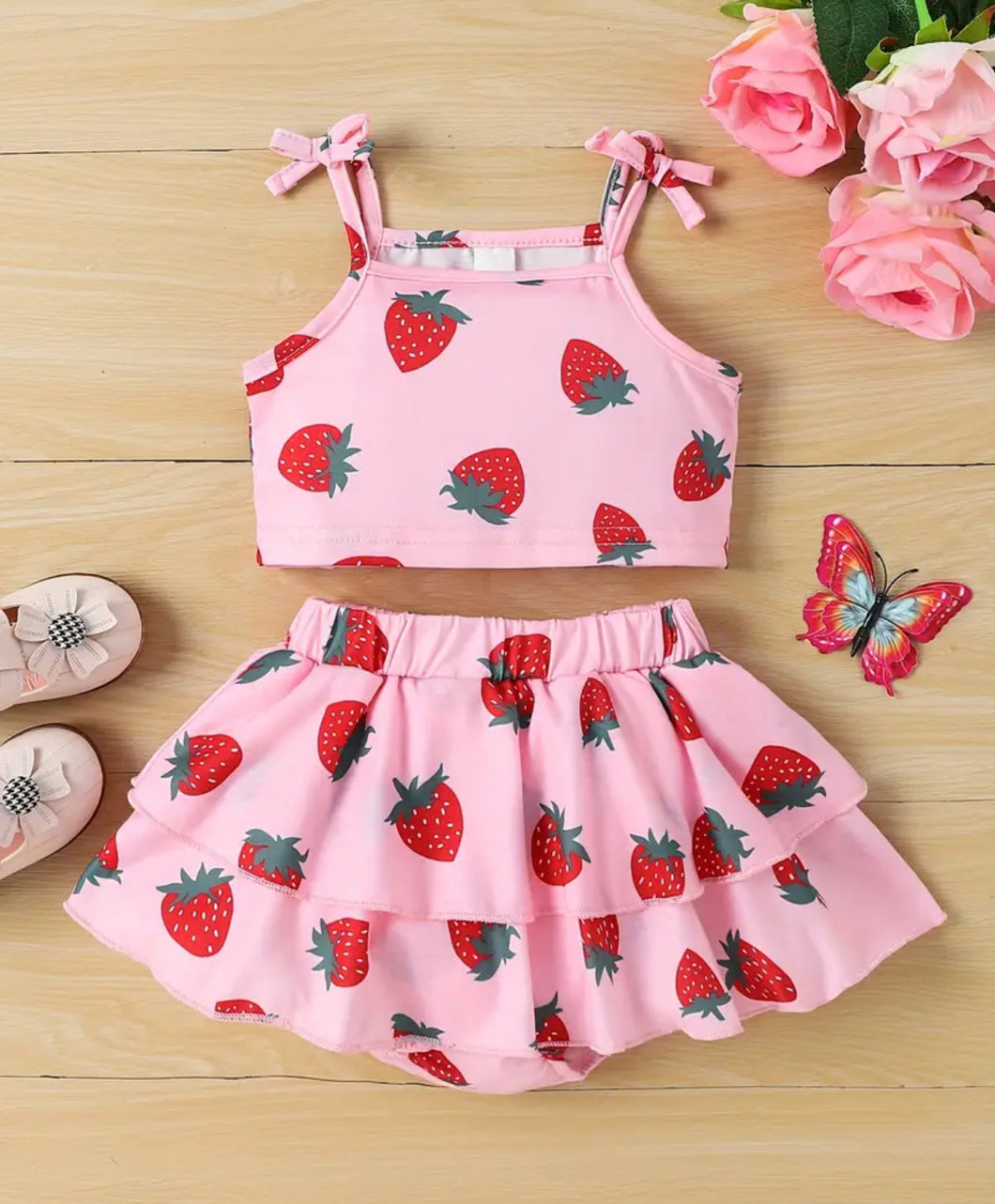 Summer Strawberry Outfit