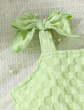 Load image into Gallery viewer, Bow Cami Waffle Dress
