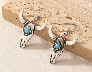 Bull Head Earrings