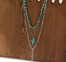 Load image into Gallery viewer, Layered Lightening bolt necklaces