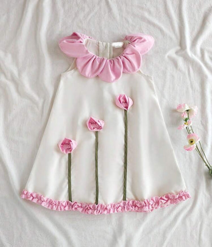 Countryside Pink Flower Dress