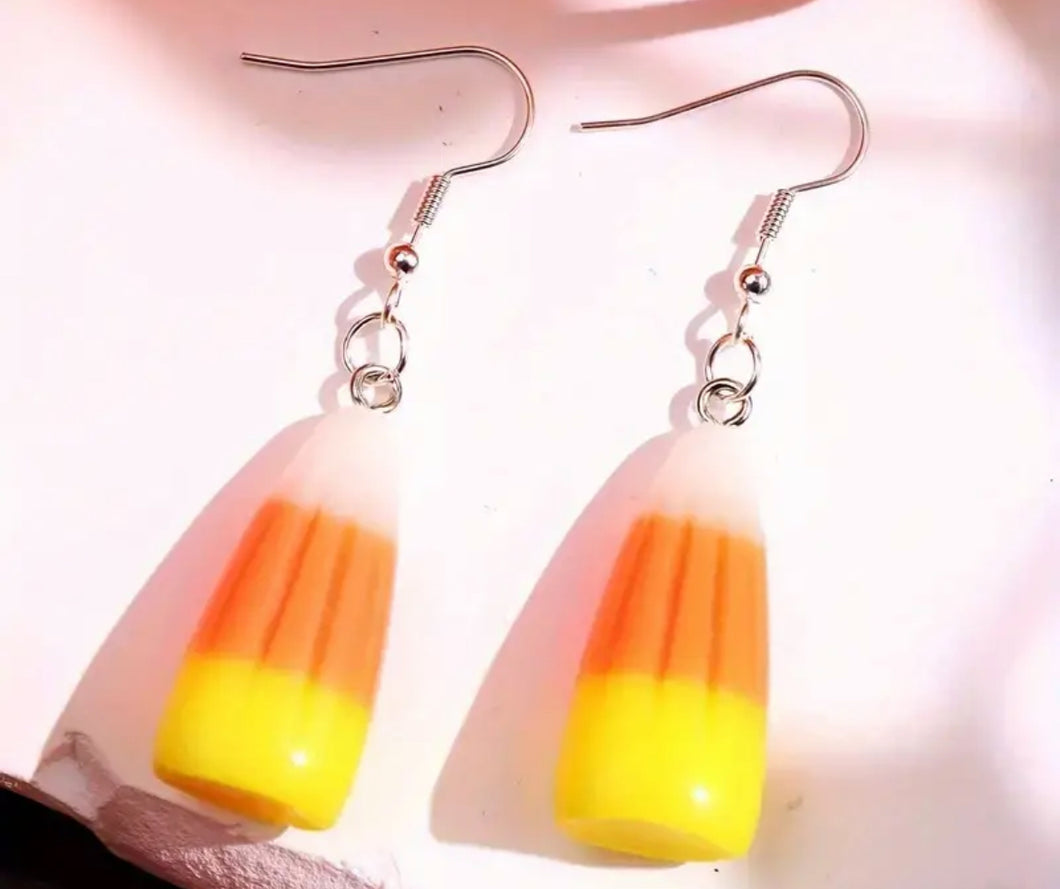 Candy Corn Earrings
