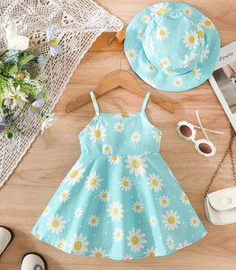 Daisy sundress and hat