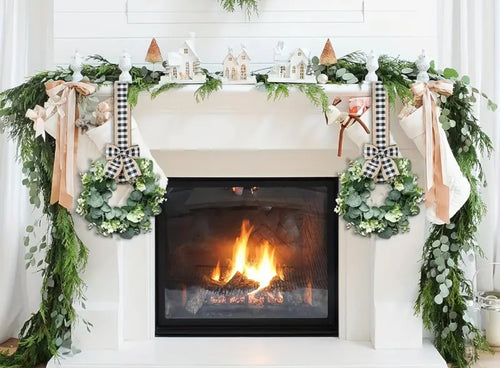 Farmhouse Rose Wreath