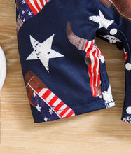 Load image into Gallery viewer, Independence Cowboy Romper