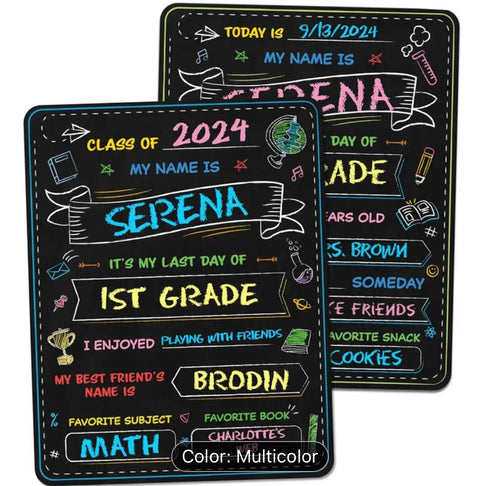 First/Last Day of School Reusable Sign