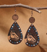 Load image into Gallery viewer, Bohemian horse earrings