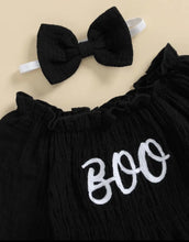 Load image into Gallery viewer, Boo Romper/Bow