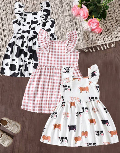 Ruffled Sleeveless Dresses