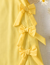 Load image into Gallery viewer, Yellow Side Bow Dress