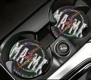 Mama Neoprene Car Coasters