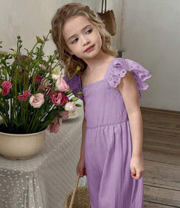 Ruffled Pant Romper