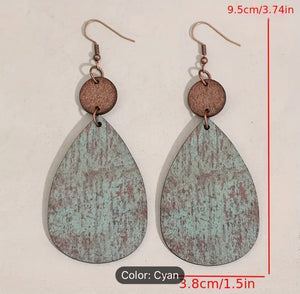 Wooden Hook earrings