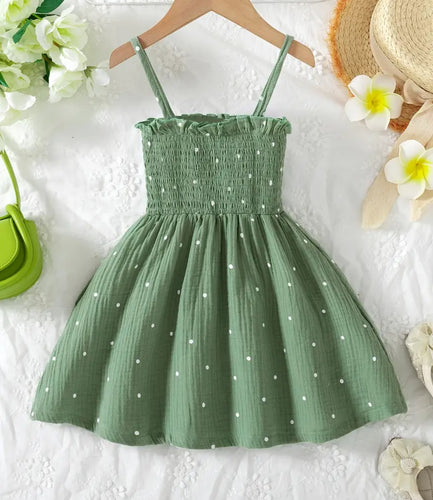 Green Dot Dress