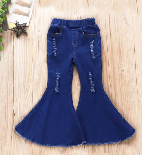 Distressed Flare Jeans