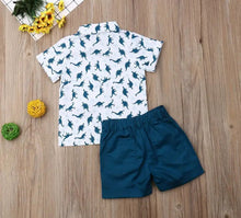Load image into Gallery viewer, Boys Dinosaur Short Outfits