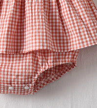 Load image into Gallery viewer, Checkered Summer Romper
