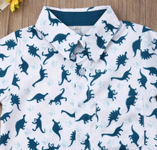 Load image into Gallery viewer, Boys Dinosaur Short Outfits