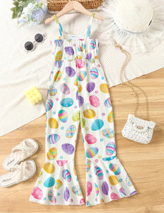 Easter Egg Flare Overalls