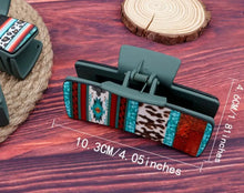 Load image into Gallery viewer, Western Serape claw clips