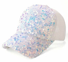 Load image into Gallery viewer, Chunky Sequin baseball cap