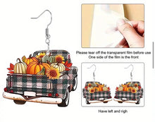 Load image into Gallery viewer, Fall Truck Earrings