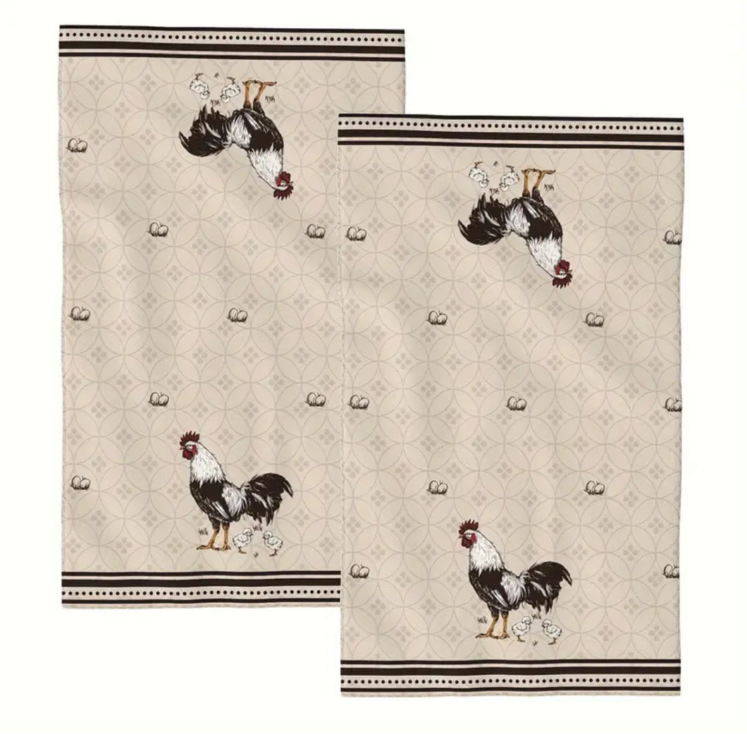 Chicken kitchen towel set