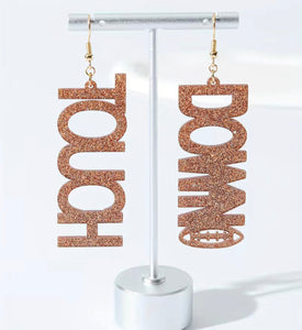 Large Touchdown earrings