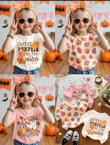 Pastel Pumpkin Tees
