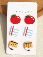 Load image into Gallery viewer, Back to School Post Earrings