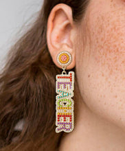 Load image into Gallery viewer, Beaded teacher earrings