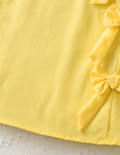 Load image into Gallery viewer, Yellow Side Bow Dress