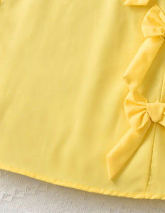 Yellow Side Bow Dress