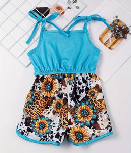 Sunflower Steer Romper