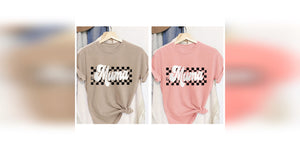 Plaid Mama Print Tee