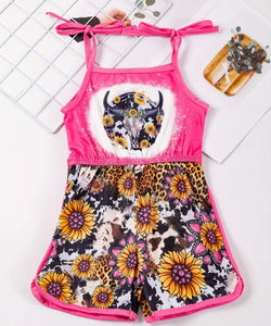 Sunflower Steer Romper