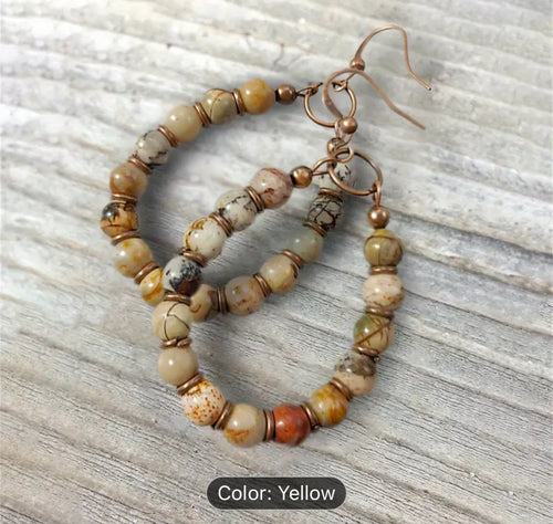 Natural Stone Hoops