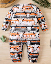 Load image into Gallery viewer, Orange Steer Romper