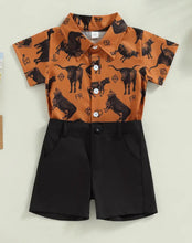 Load image into Gallery viewer, Boys Western Short Outfits