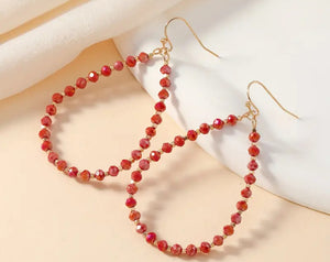 Teardrop Crystal Earrings
